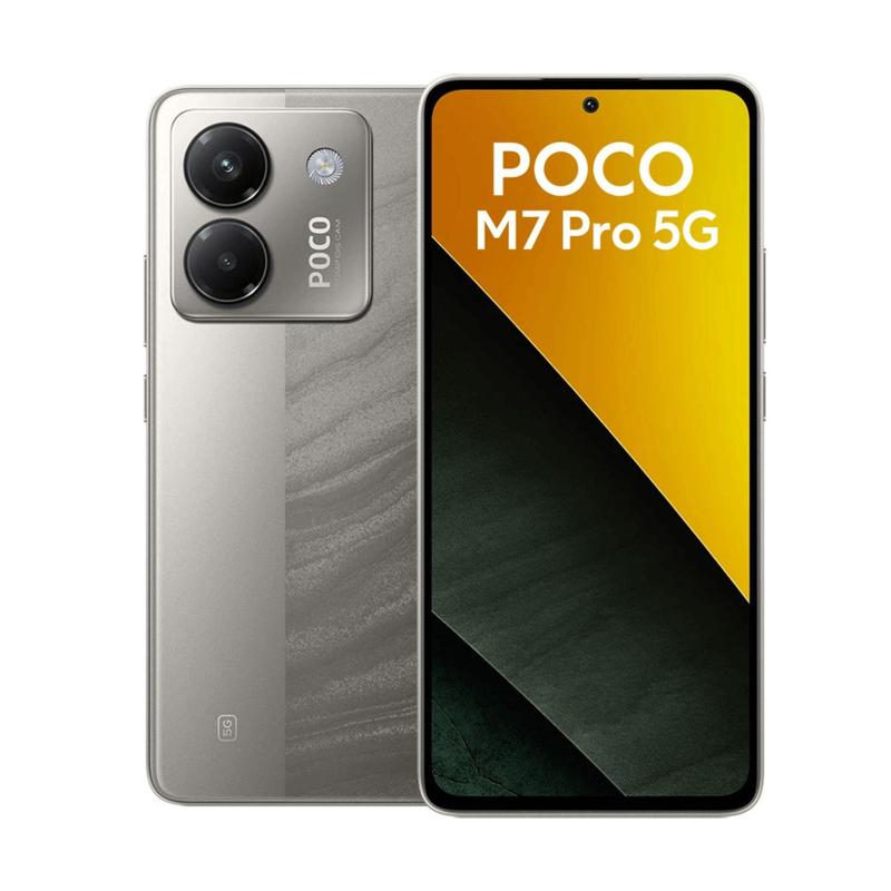 Xiaomi POCO M7 PRO 5G 8GB/256GB　シルバー Xiaomi Poco M7 Pro 5G 256GB 8GB RAM Silver Câmera 64MP Tela 120Hz